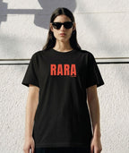 Camiseta algodón rara negra