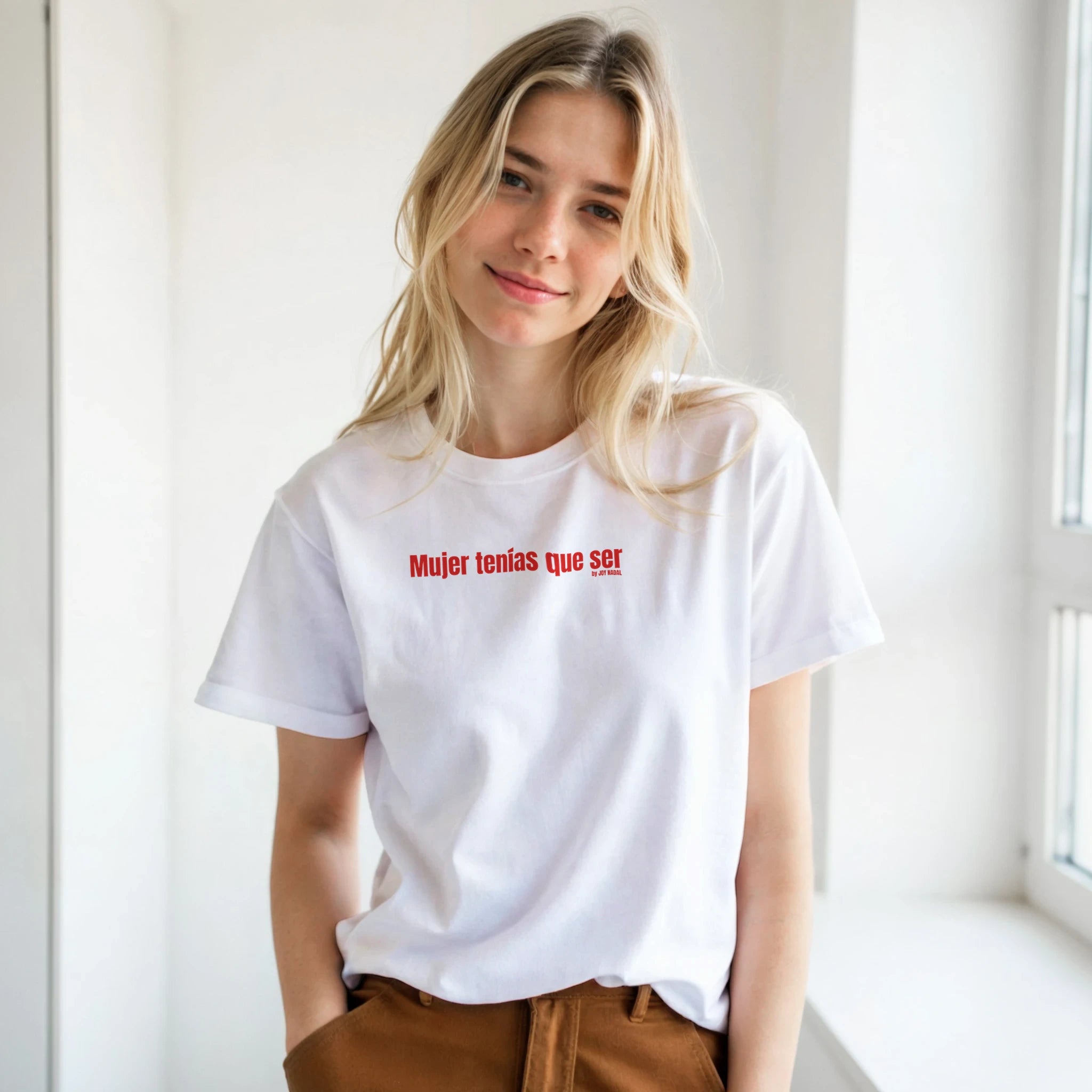 camiseta feminista mujerteniasqueser