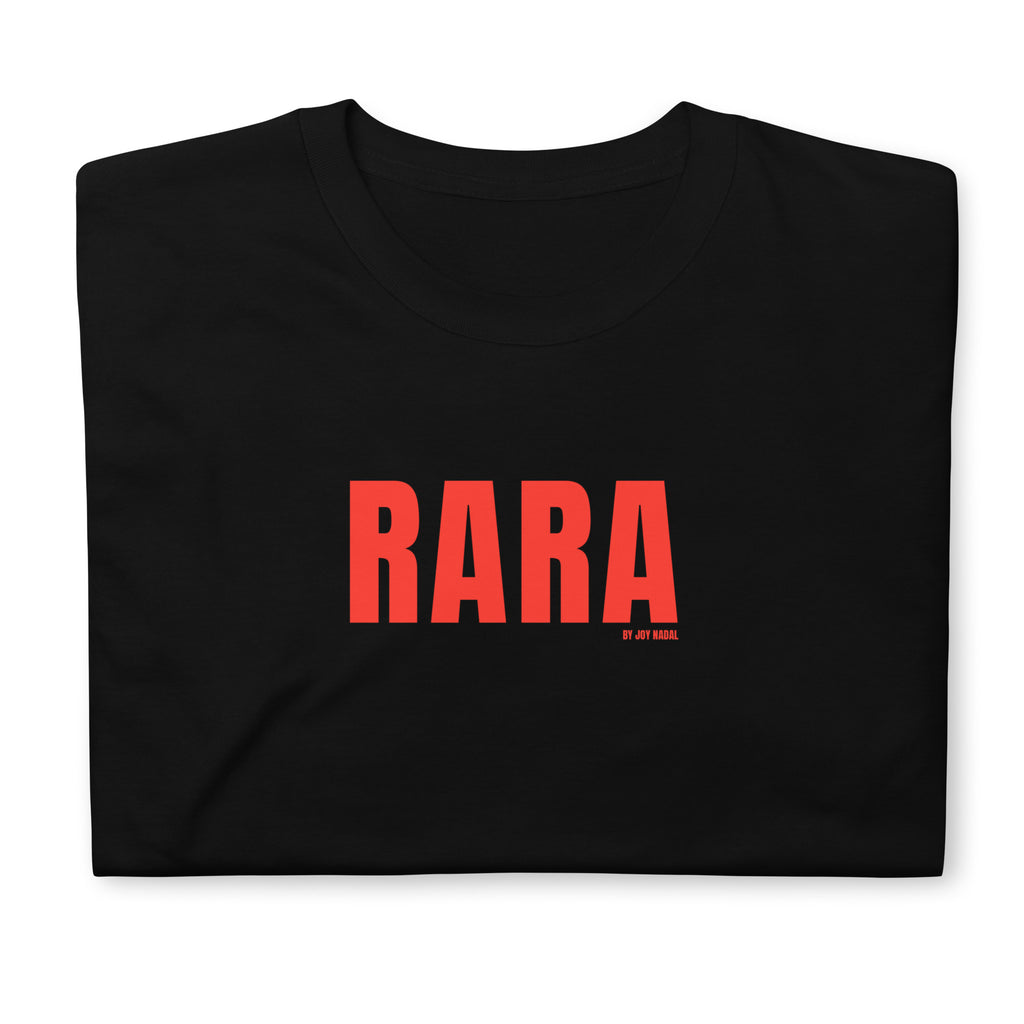 Camiseta algodón rara negra