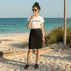 Camiseta mujer tenías que ser blanca