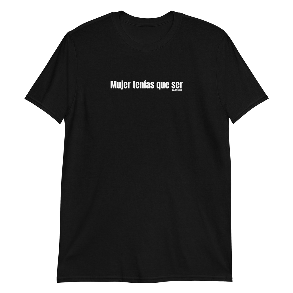 camiseta mujerteniaquesernegra