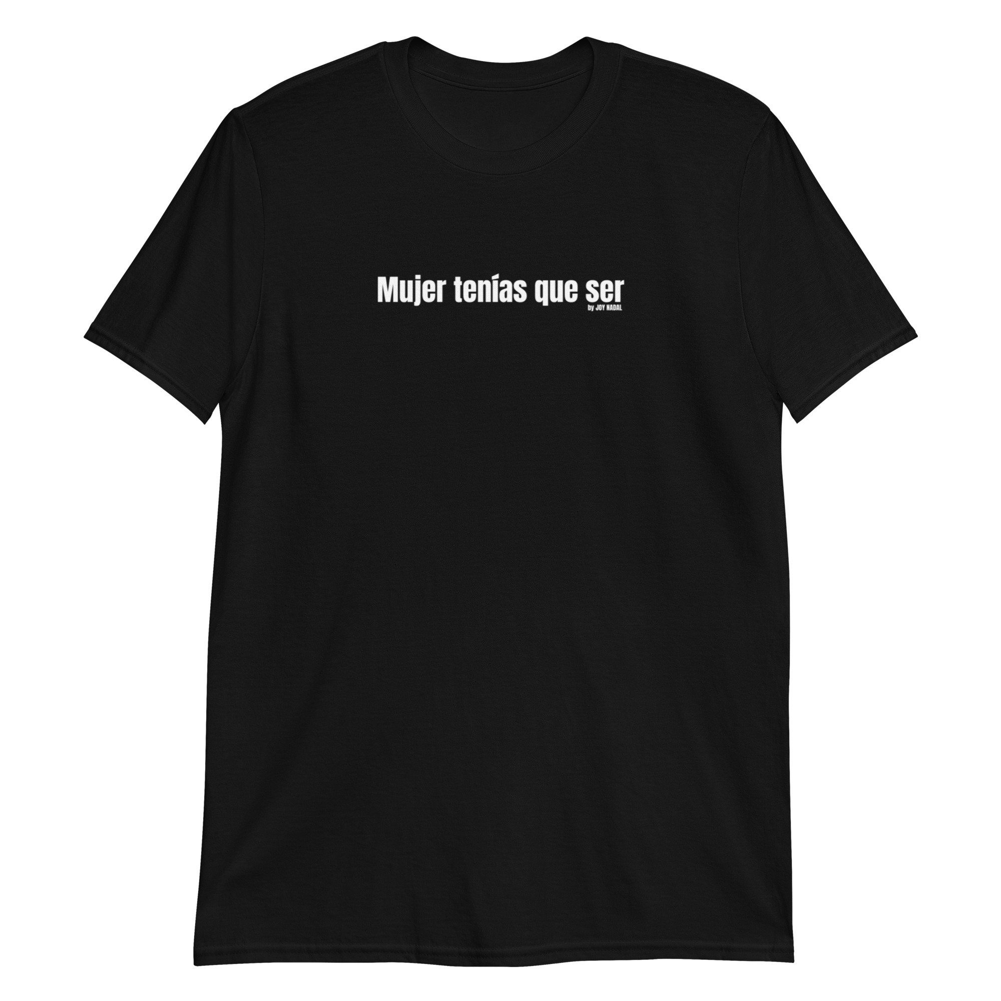 camiseta mujerteniaquesernegra