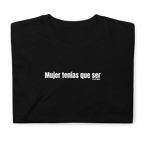 camiseta mujer tenia que ser negra
