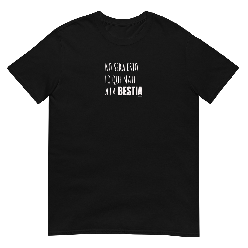 Camiseta negra bestia