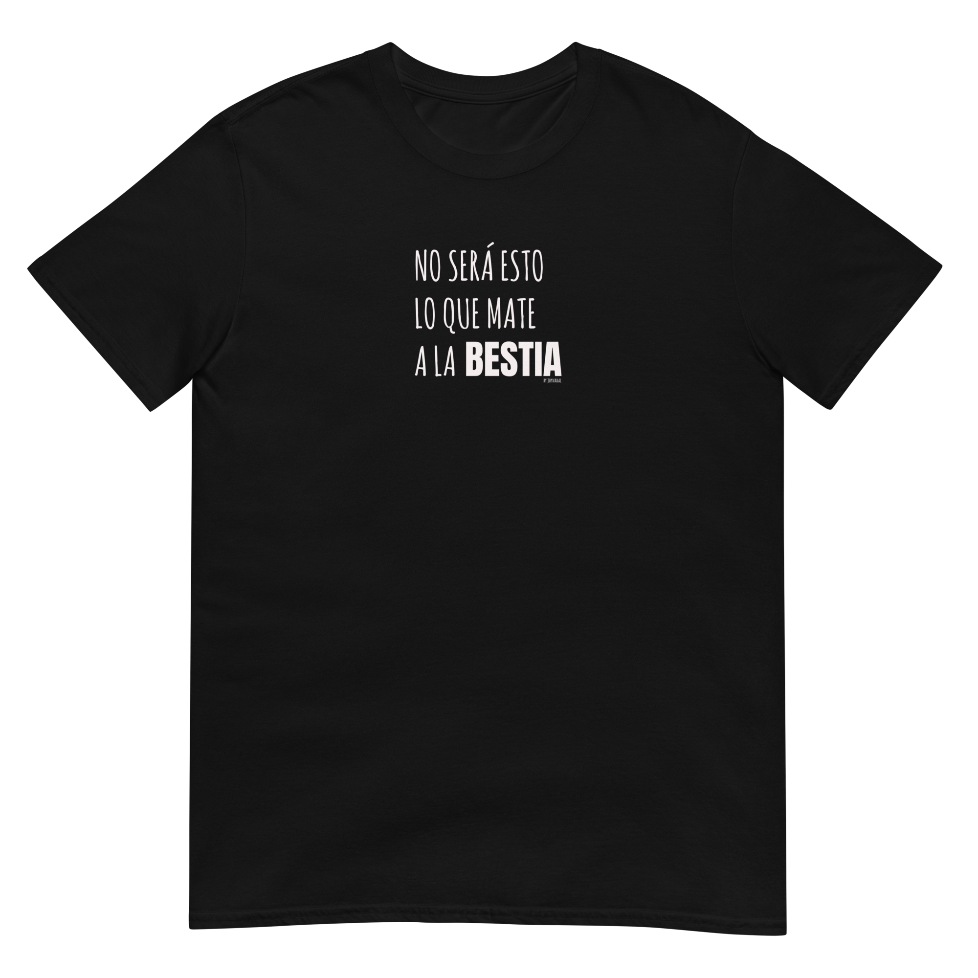 Camiseta negra bestia