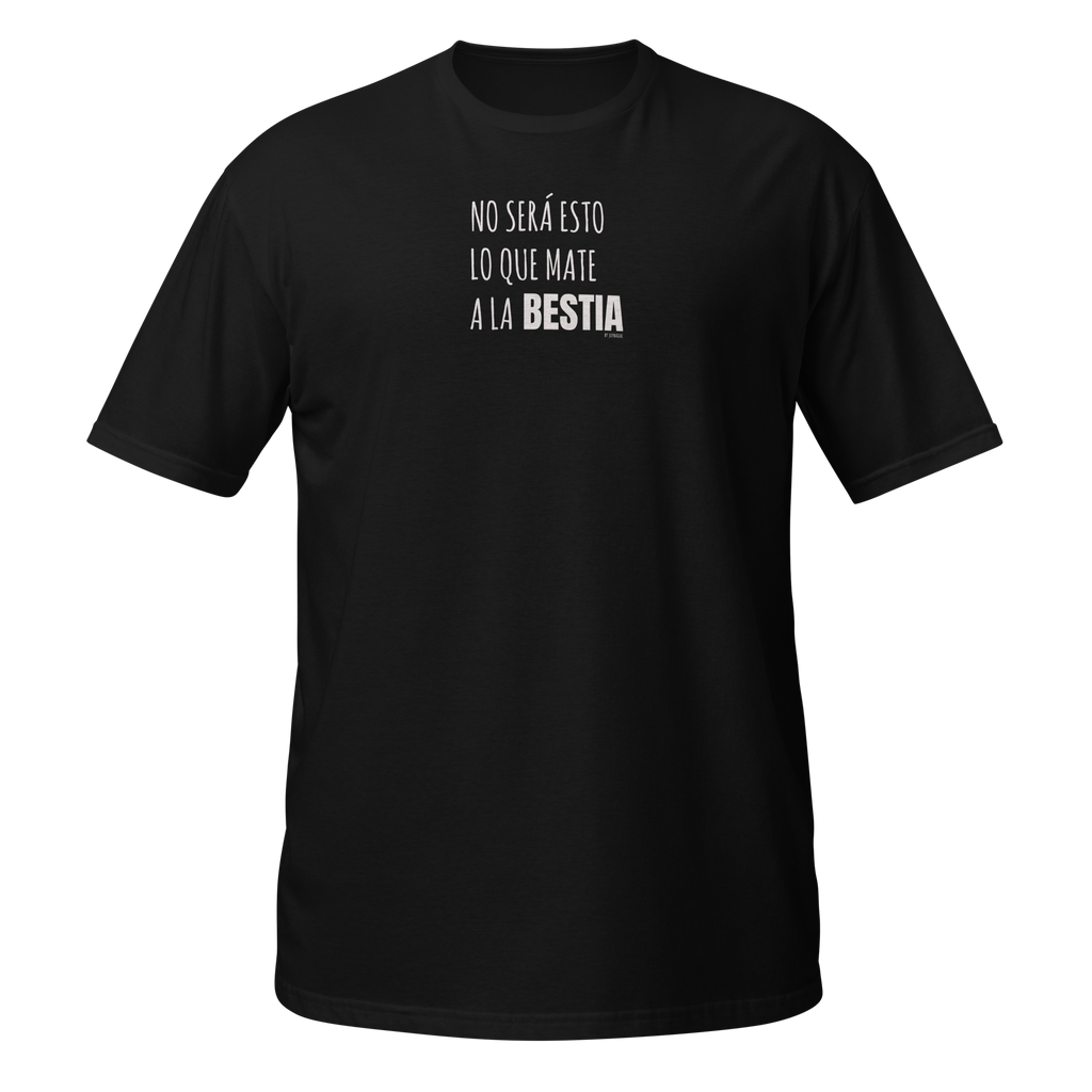 Camiseta negra bestia