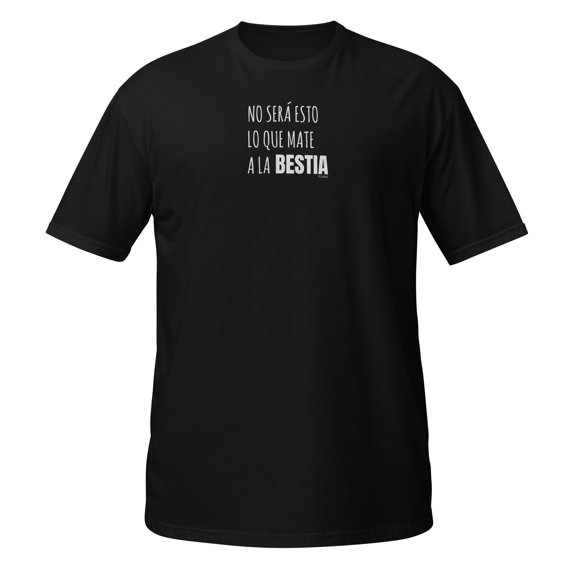 Camiseta negra bestia