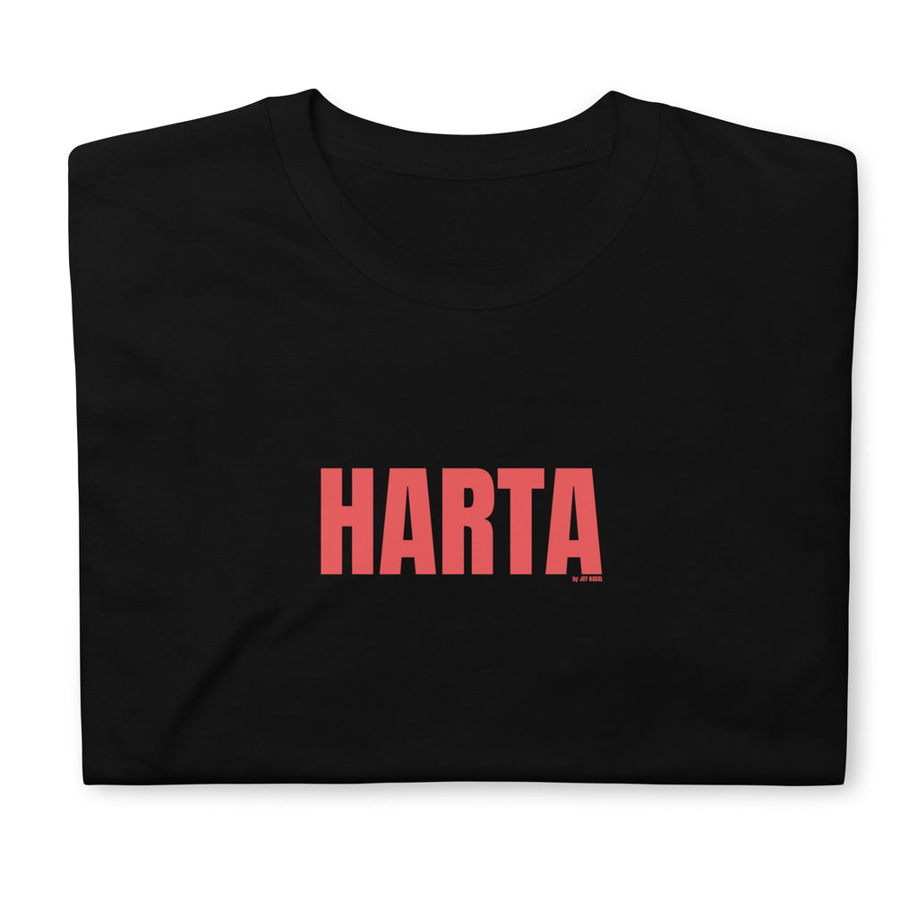 Camiseta harta negra algodón