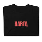 Camiseta harta negra algodón