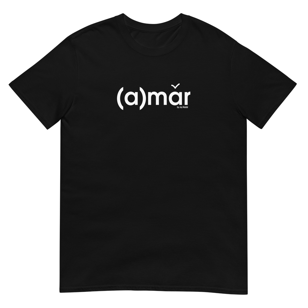 Camiseta negra amar