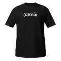 Camiseta negra amar detalle