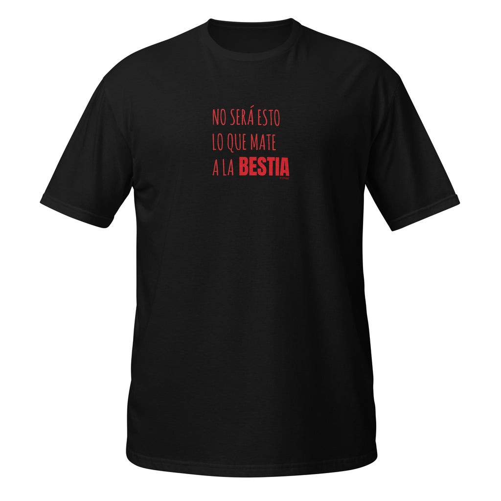 camiseta negra bestia