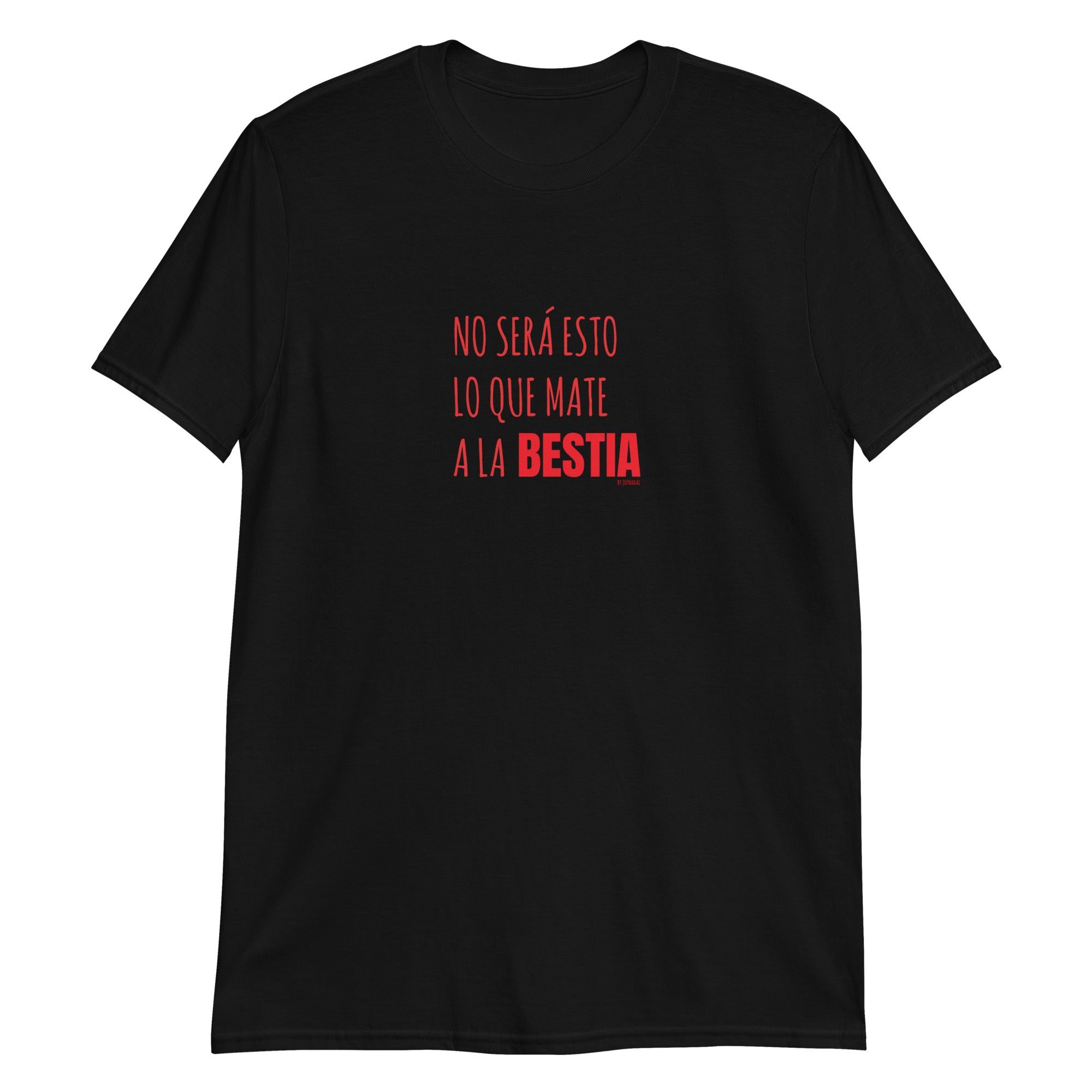 letras rojas bestia