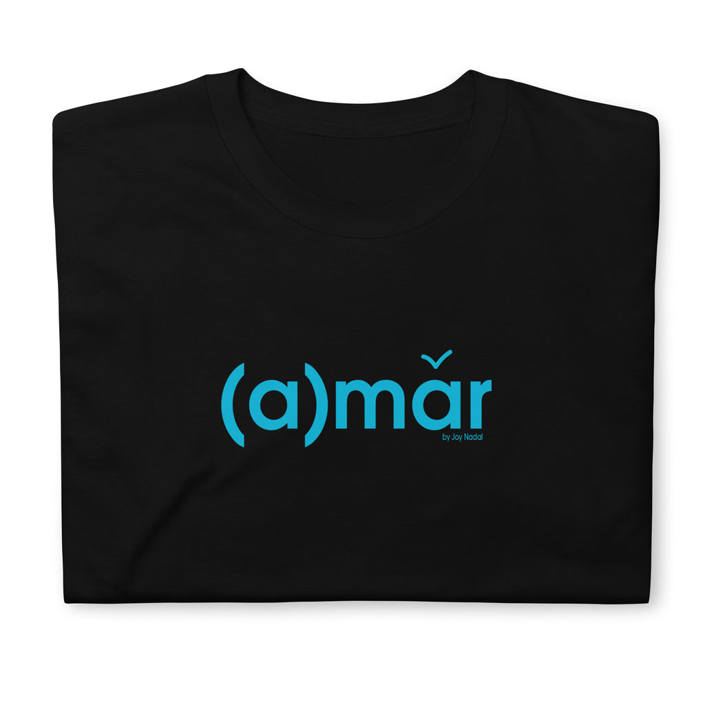 camiseta negra amar