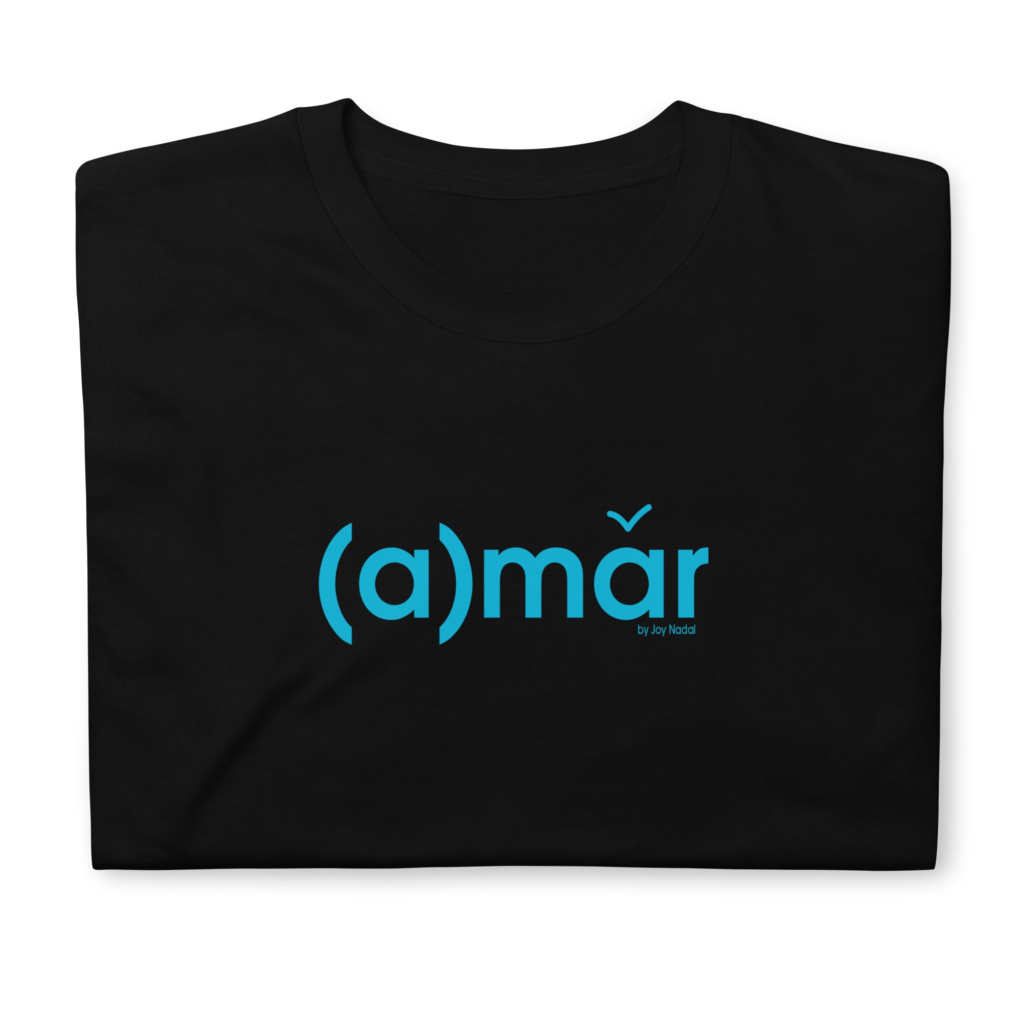 camiseta negra amar