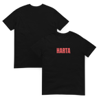 Camiseta harta negra algodón