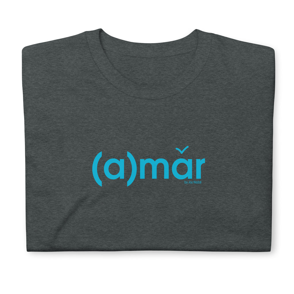 camiseta gris oscuro amar