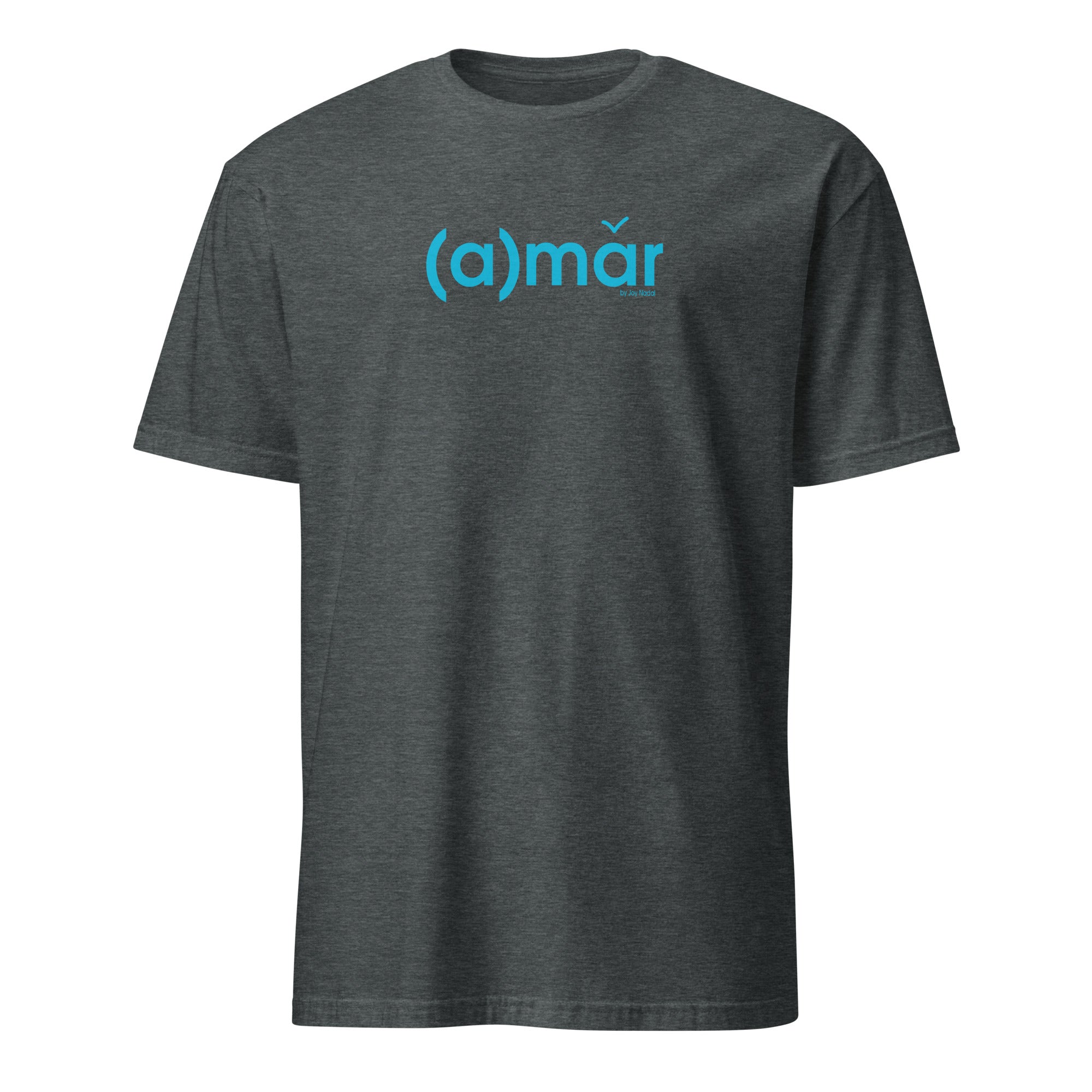 camiseta gris oscuro amar