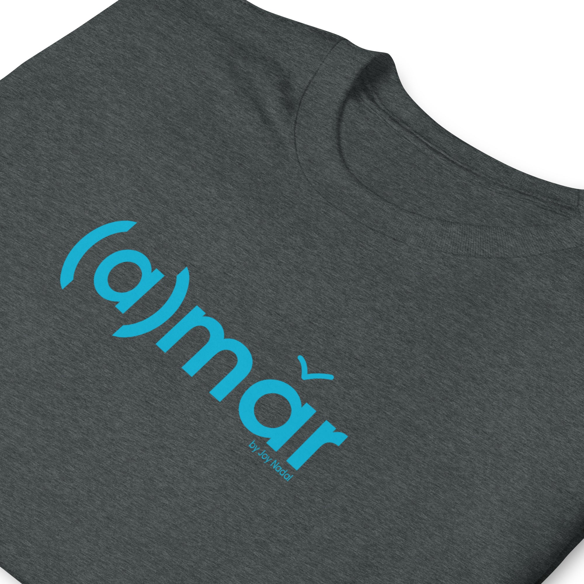 camiseta gris oscuro amar