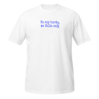 Camiseta blanca No soy borde