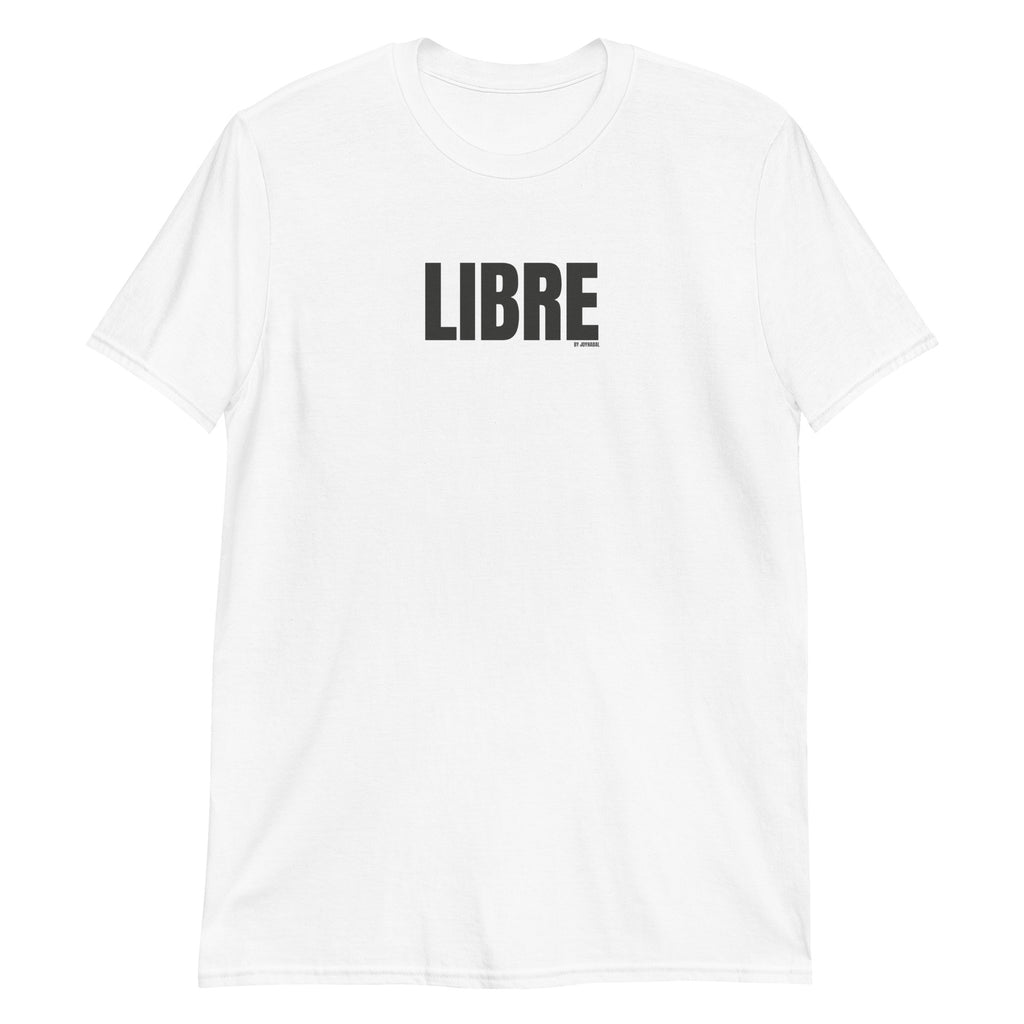 Camiseta blanca libre detalle
