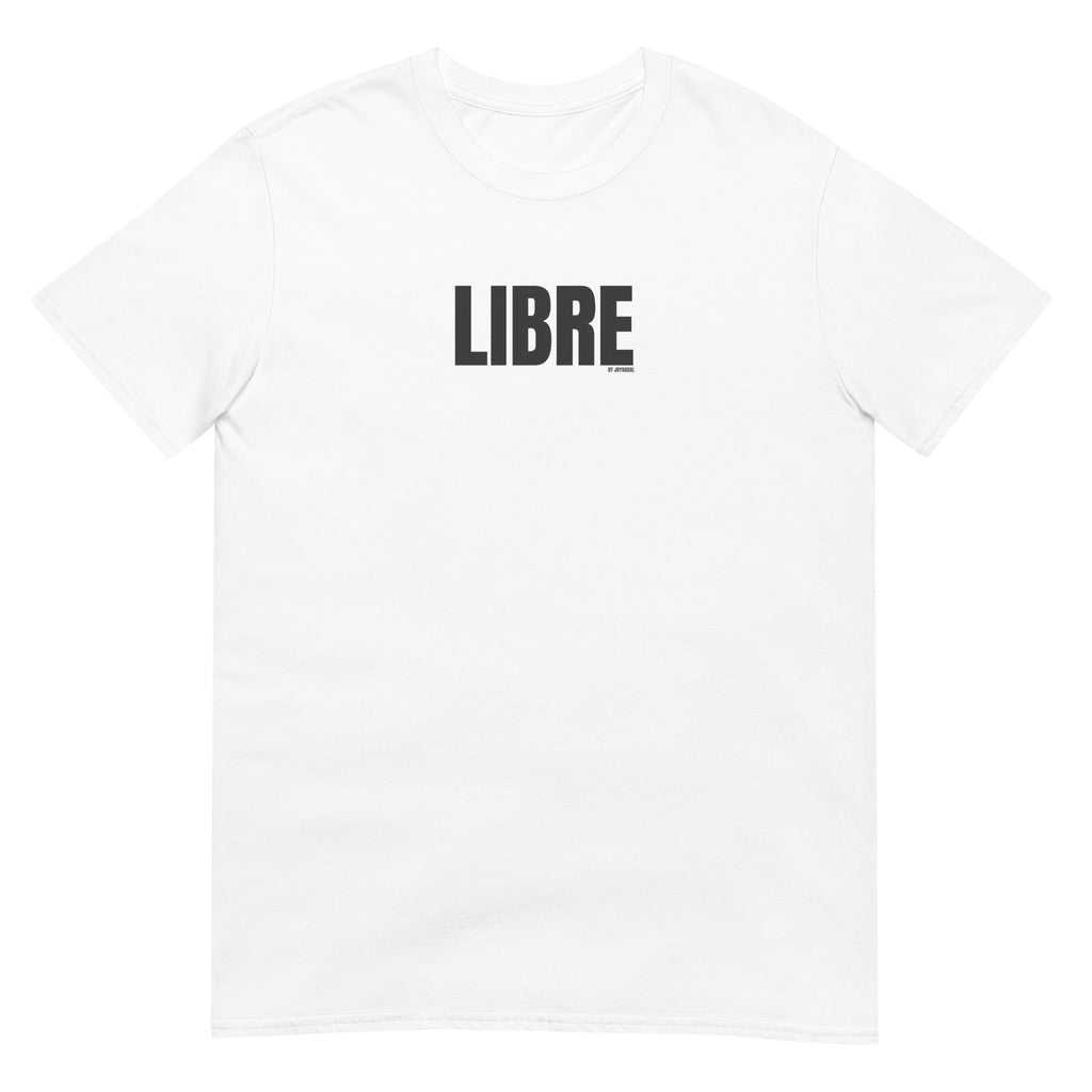 Camiseta blanca libre detalle