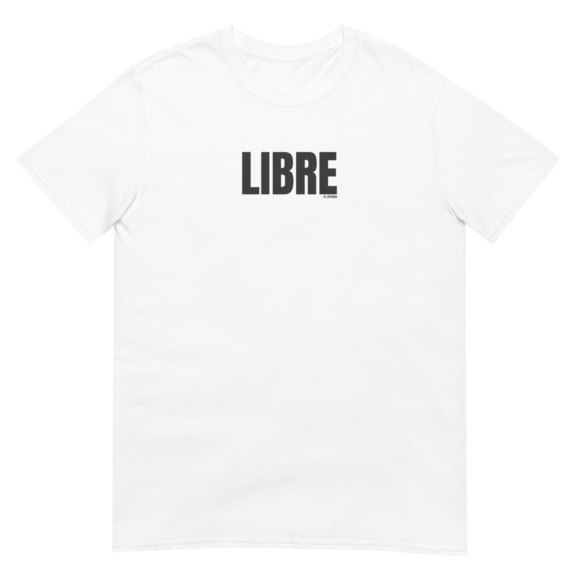 Camiseta blanca libre detalle