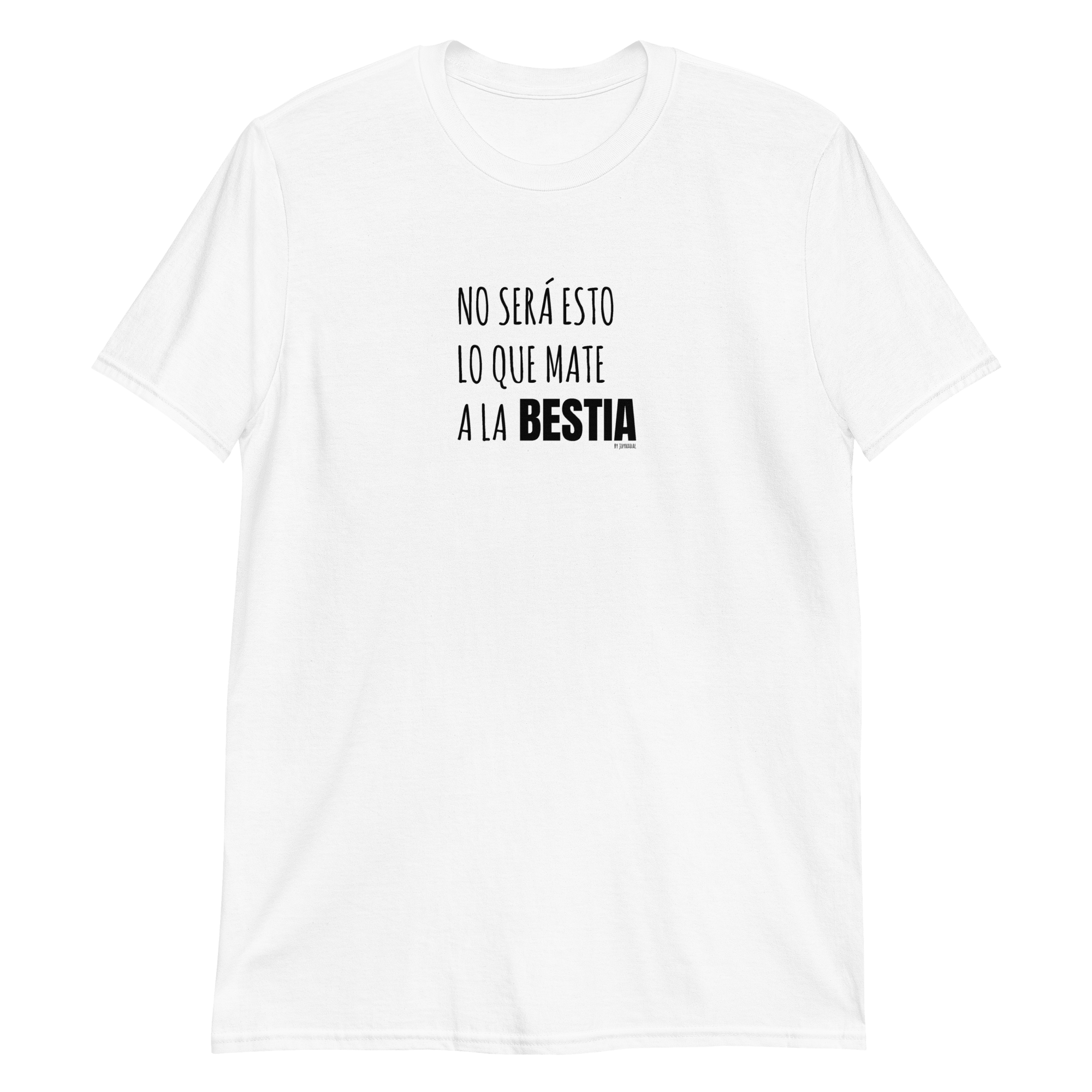 Camiseta blanca bestia