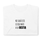 Camiseta blanca bestia