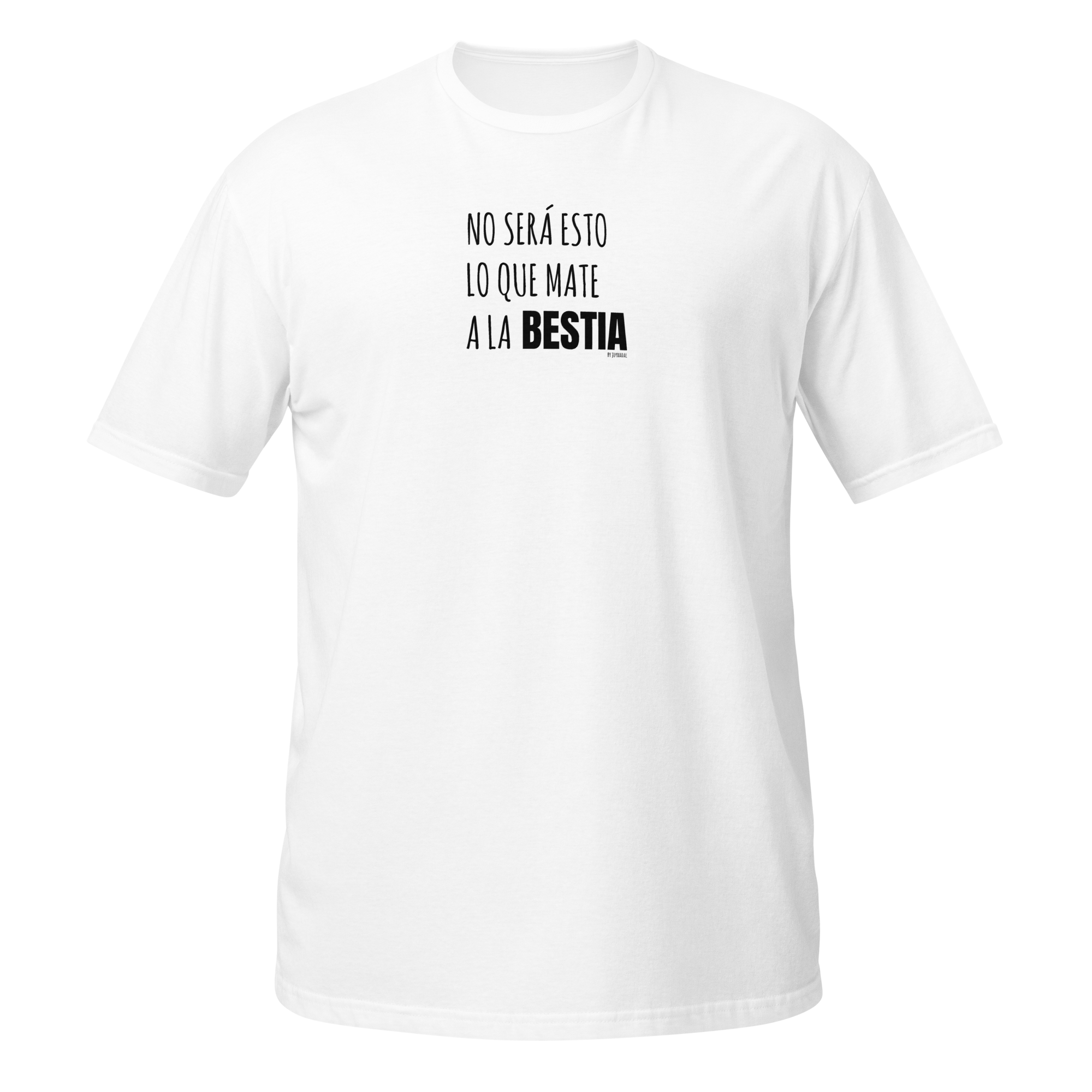 Camiseta blanca bestia