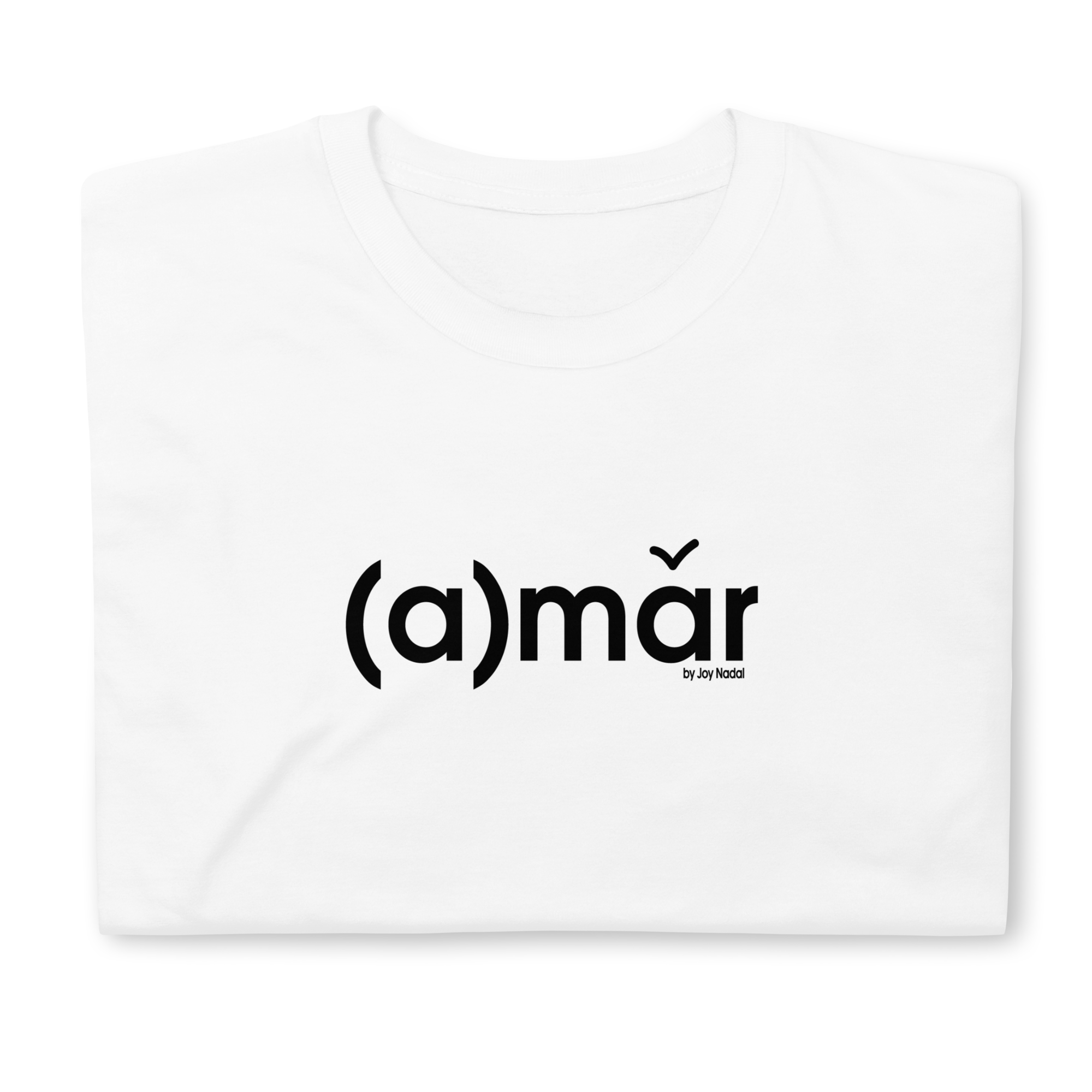 camiseta blanca amar