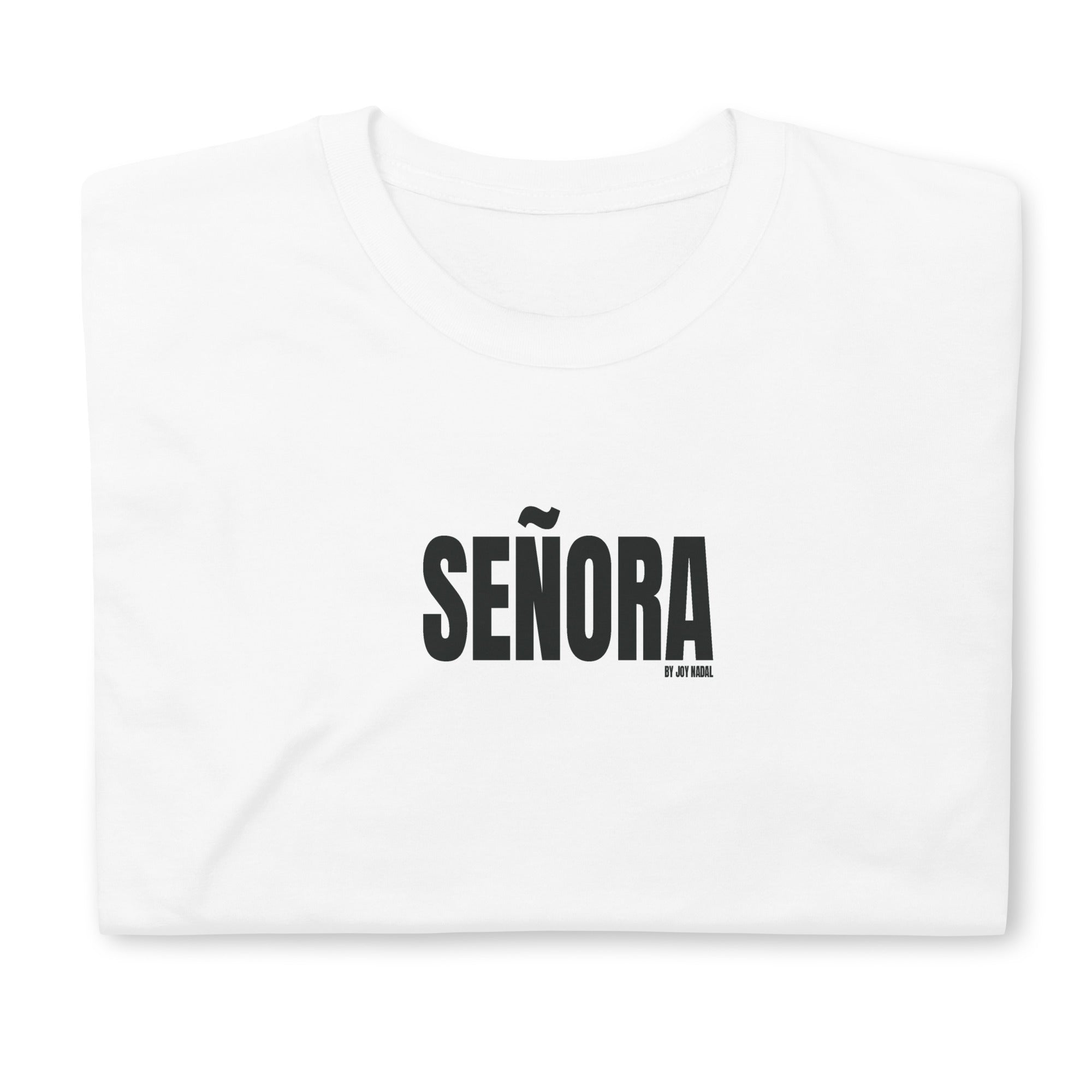 Camiseta detalle señora blanca