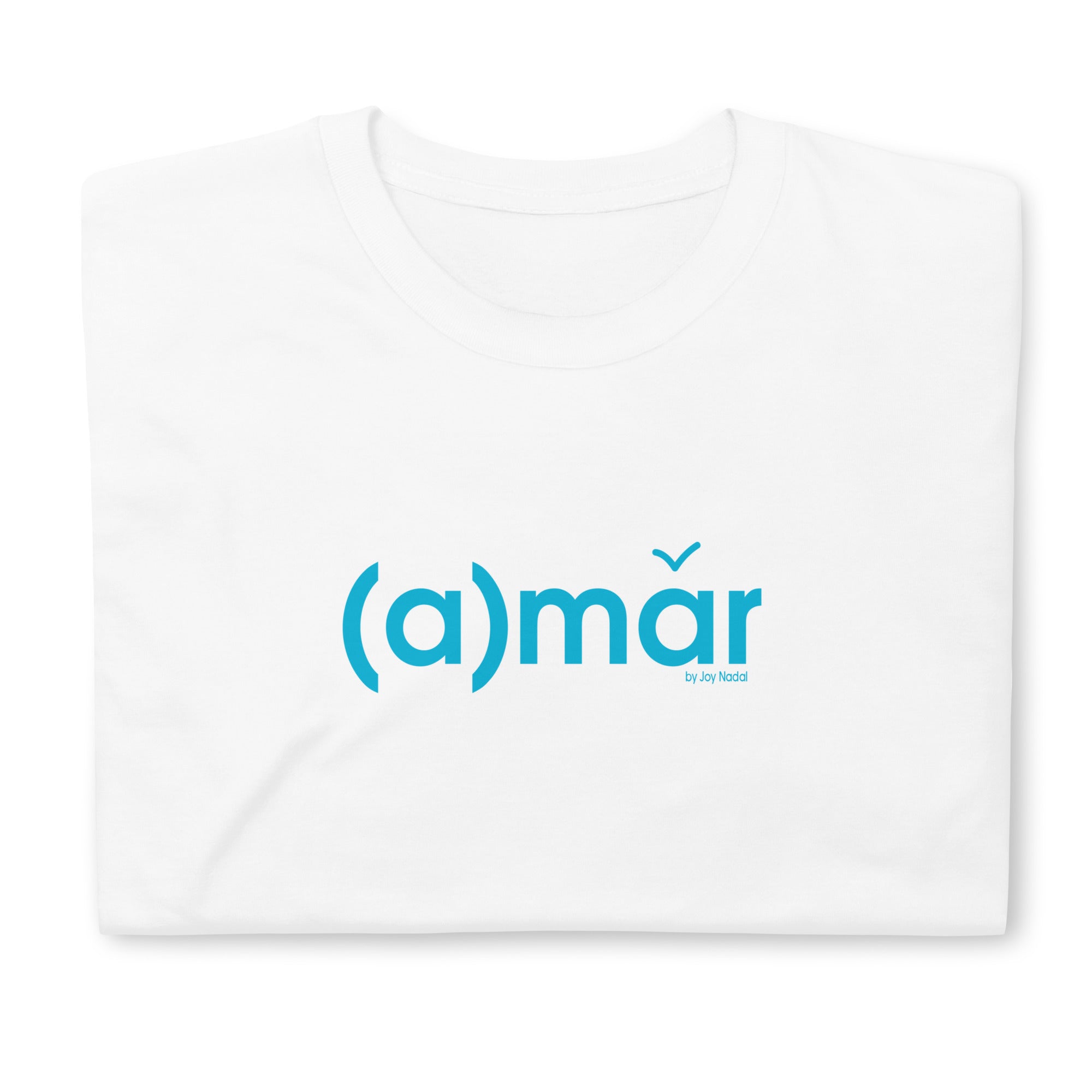 camiseta blancca amar