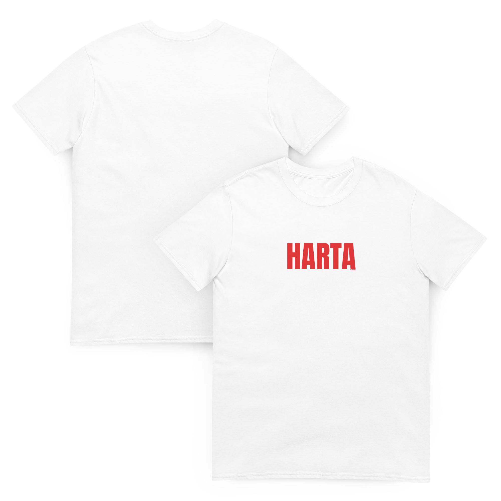 Camiseta harta blanca algodón