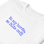 Camiseta blanca No soy borde