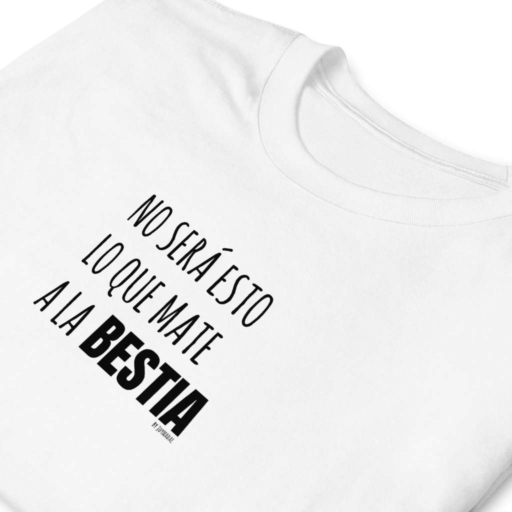 Camiseta blanca bestia