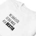Camiseta blanca bestia