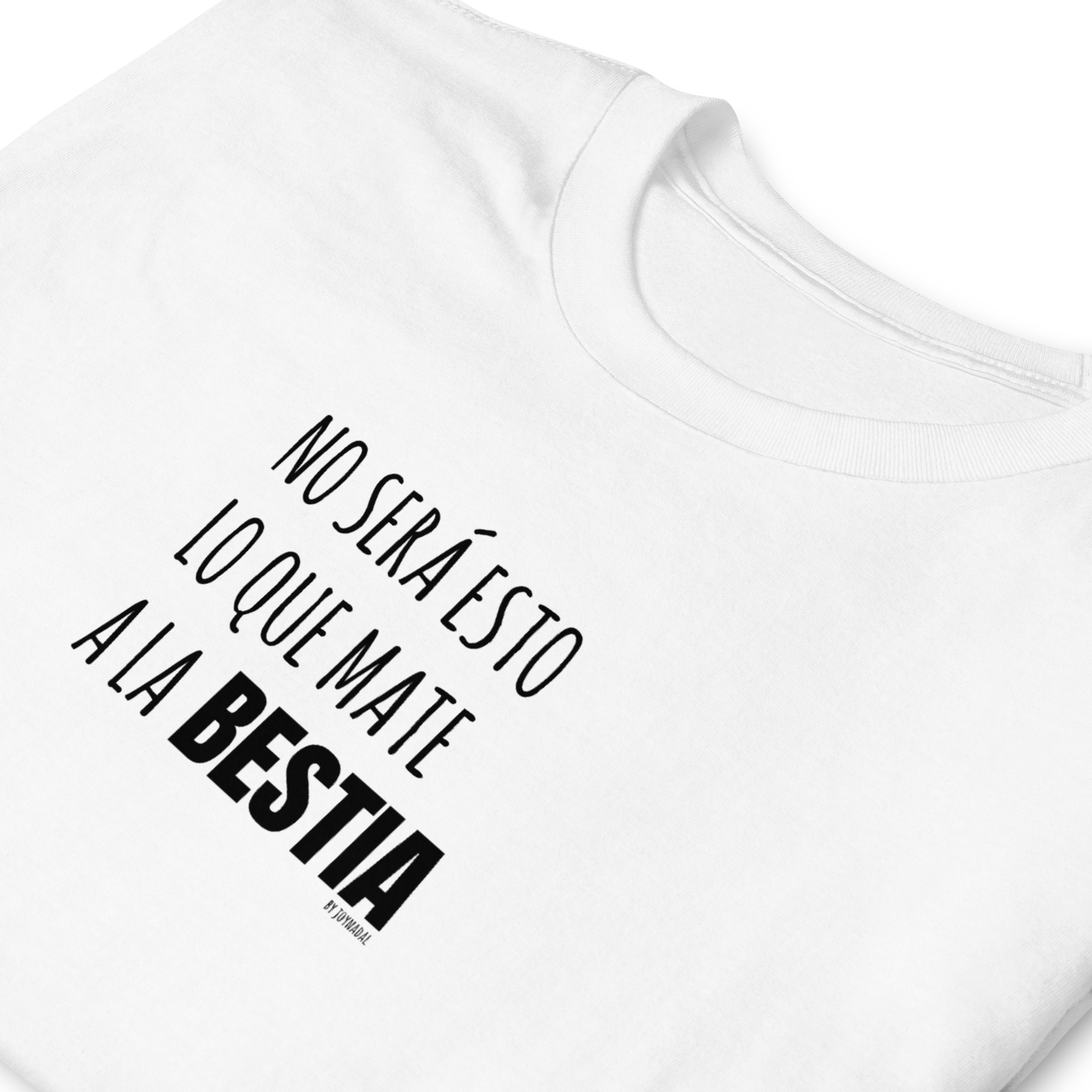 Camiseta blanca bestia