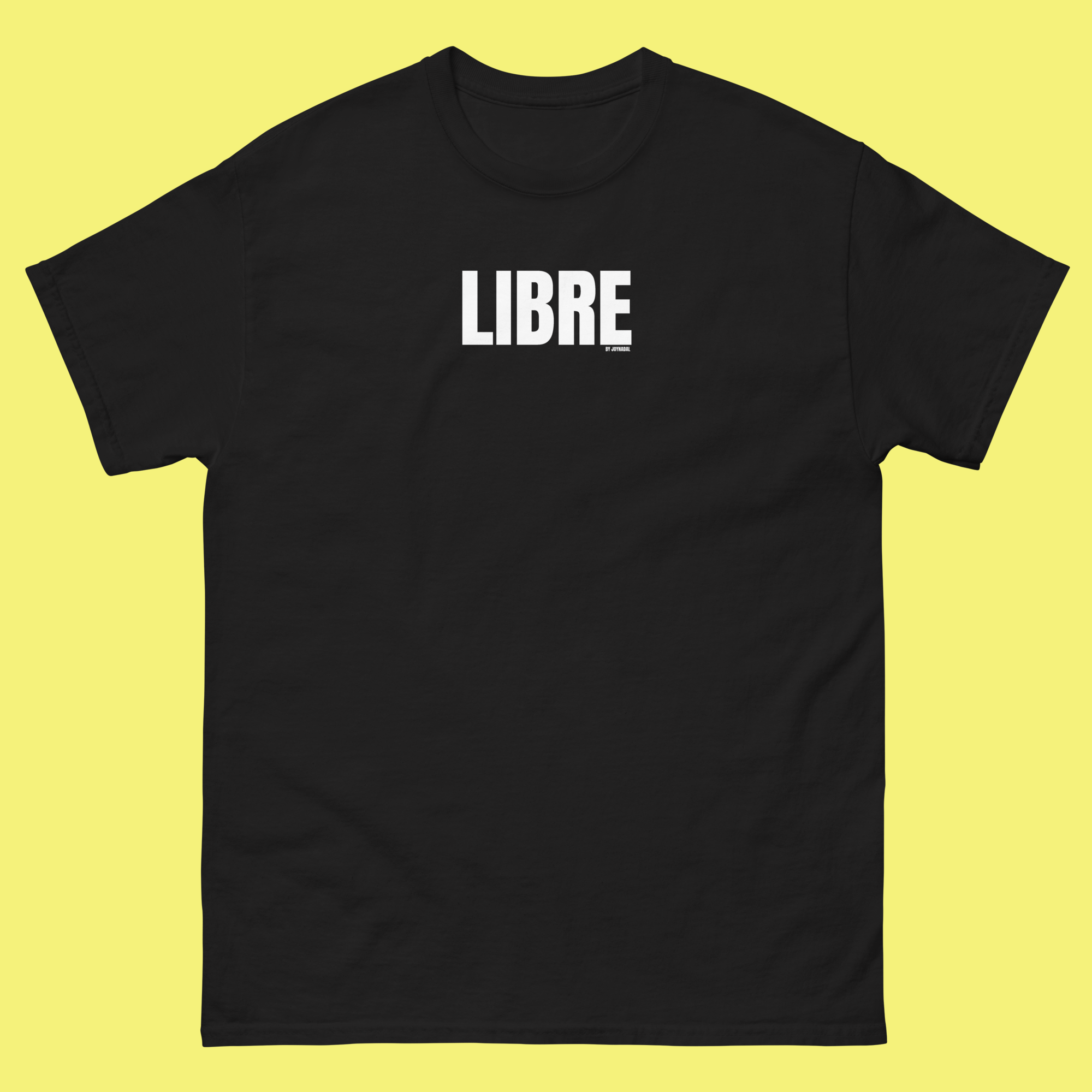 camiseta negra libre